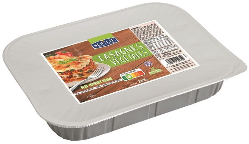 Lasagnes végétales - SOULIE - Plateau de 2,4 kg