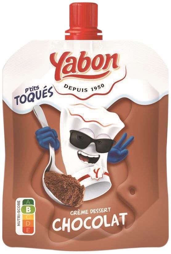 Crème dessert saveur chocolat P'tits Toqués - YABON - Carton de 65 gourdes