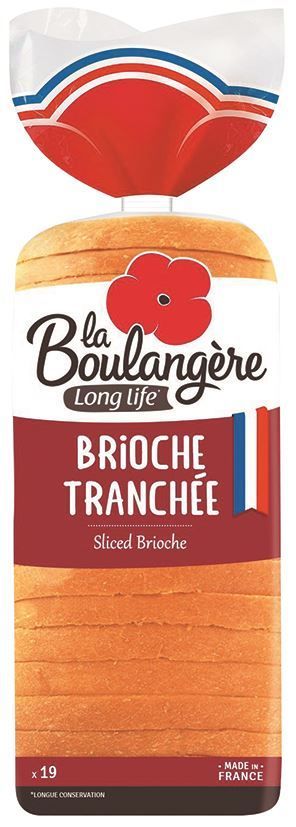 Brioche tranchée - LA BOULANGERE - Carton de 7 sachets