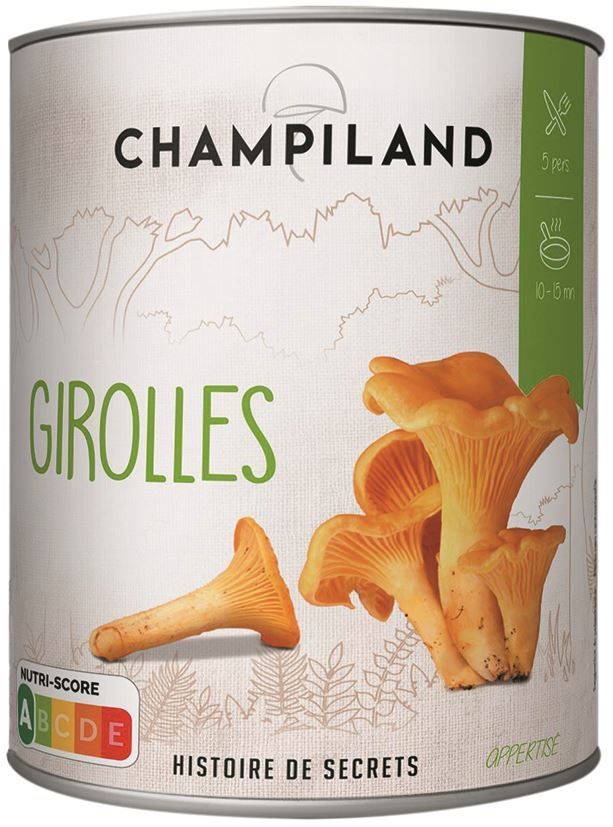 Girolles au naturel - CHAMPILAND - Boite 4/4