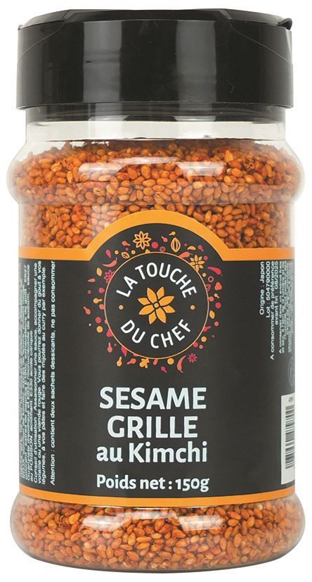 Sésame grillé au Kimchi - LA TOUCHE DU CHEF - Pot de 150 g