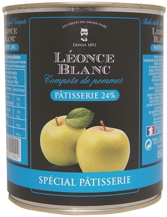 Compote de pommes spéciale pâtisserie - LEONCE BLANC - Boite 4/4