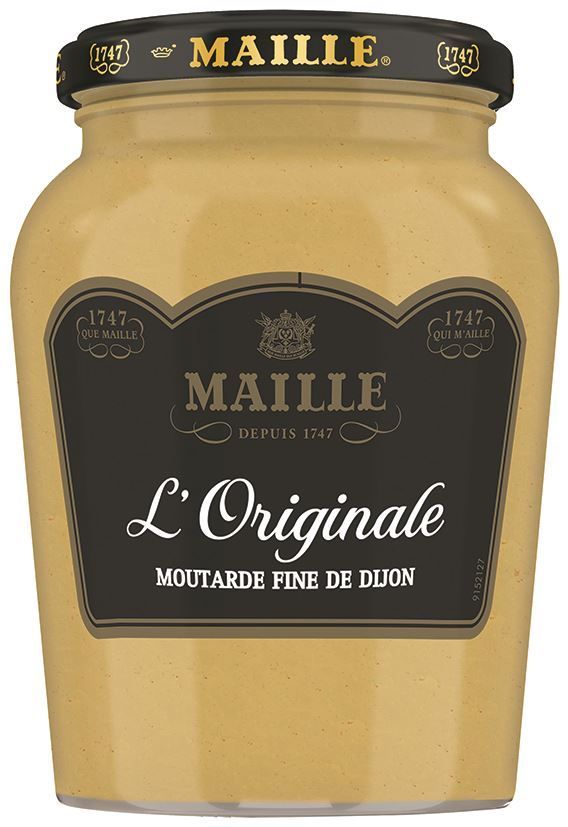 Moutarde fine de Dijon - MAILLE - Pot verre de 360g