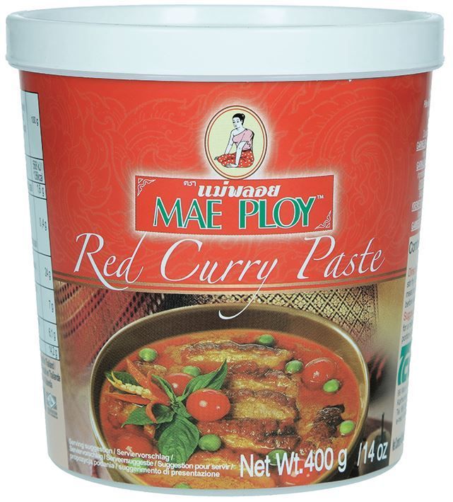 Curry rouge en pâte - MAE PLOY - Pot de 400 g