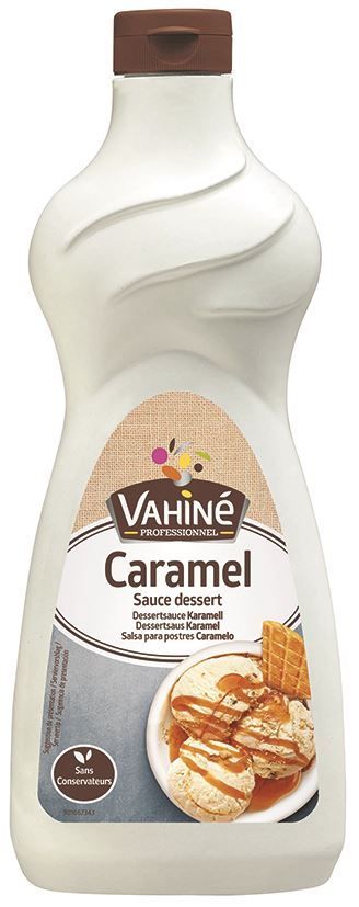 Sauce dessert caramel - VAHINE - Bouteille de 1 L