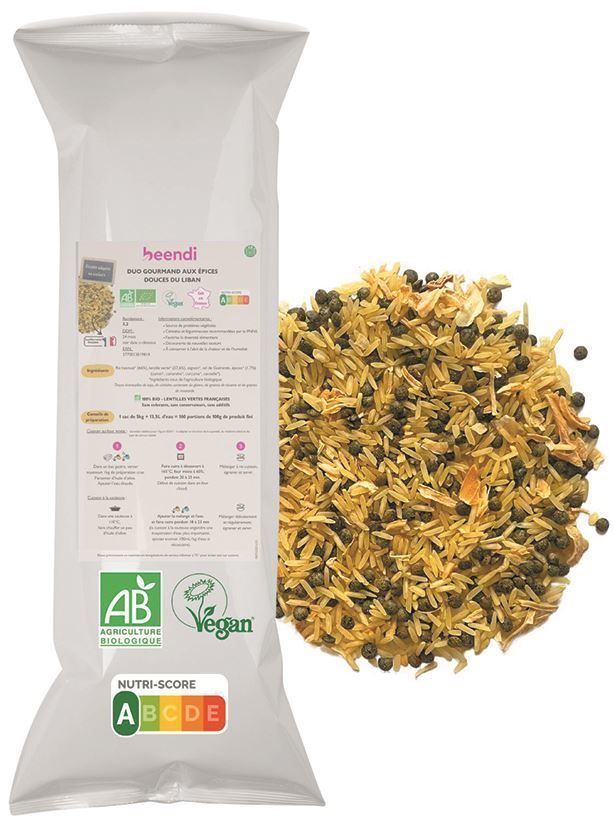 Duo gourmand aux épices douces du Liban Bio - BEENDI - Sac de 5 kg