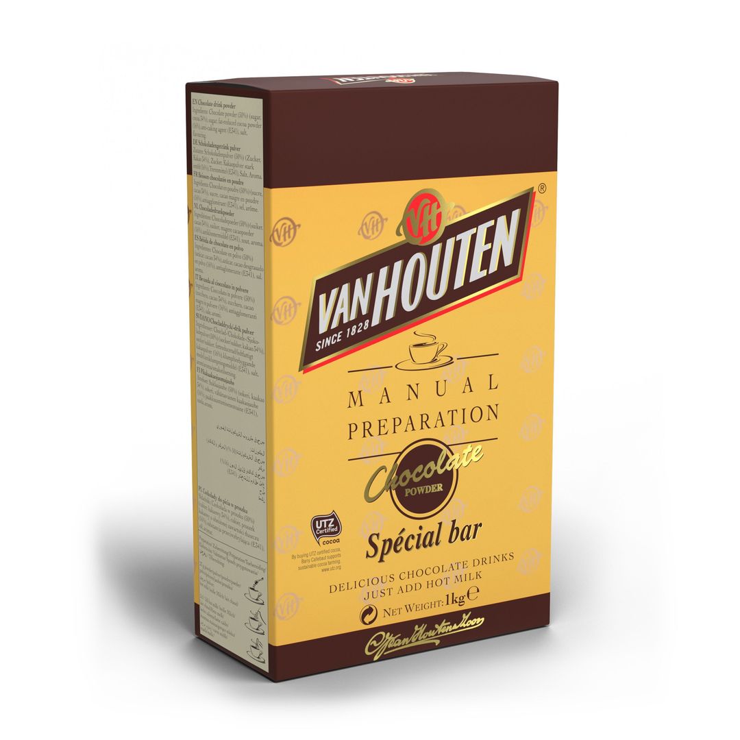 Poudre de boisson chocolatée Spécial Bar - VAN HOUTEN - Sachet de 1 kg