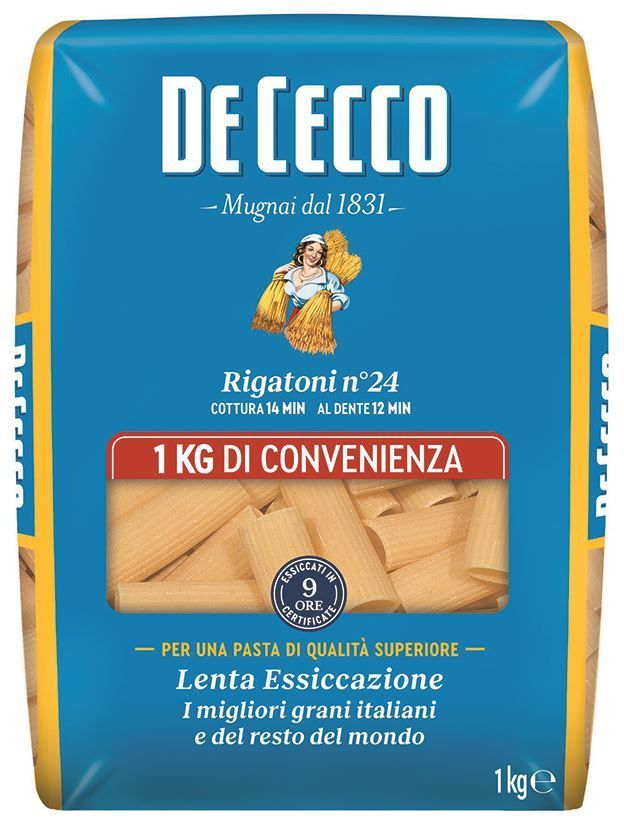 Rigatoni - DE CECCO - Sachet kg