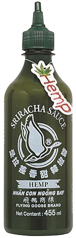 Sauce Sriracha au chanvre - FLYING GOOSE - Flacon de 455 ml