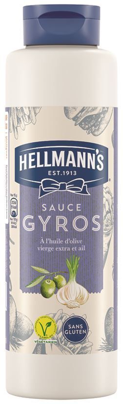 Sauce Gyros - HELLMANN'S - Flacon de 842 g