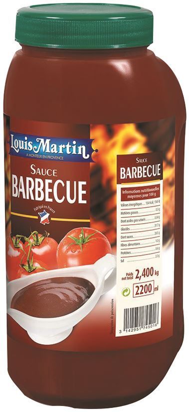 Sauce barbecue - LOUIS MARTIN - Bidon de 2,2 L