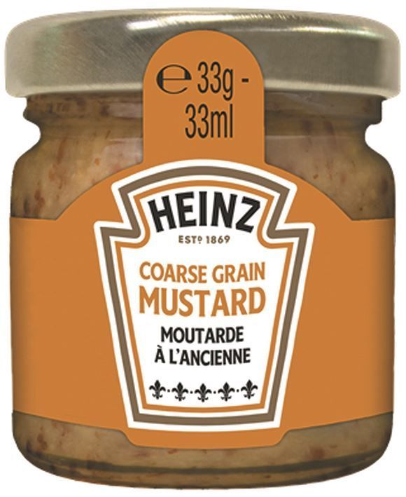 Moutarde à l'ancienne - HEINZ - Carton de 80 pots