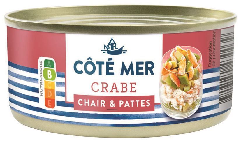 Chair et pattes de crabe - COTE MER - Lot de 6 boîtes