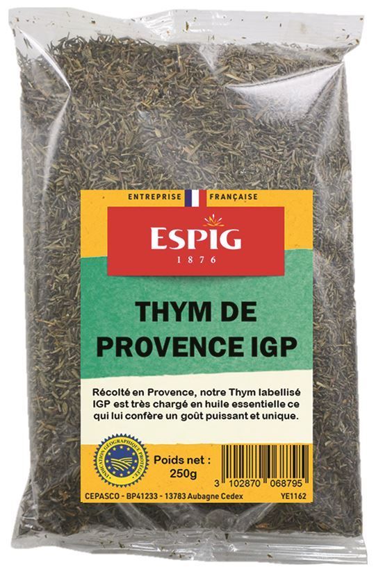 Thym de Provence entier IGP - ESPIG - Sachet de 250 g