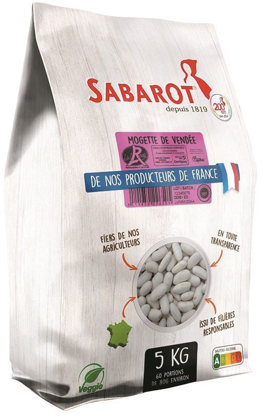 Mogettes de Vendée IGP - SABAROT - Sac de 5 kg