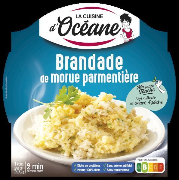 Brandade de morue parmentière - LA CUISINE D'OCEANE - Carton de 11 barquettes