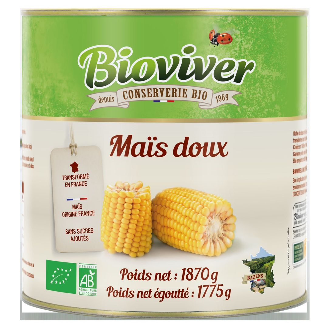 Maïs bio - BIOVIVER - Boite 3/1