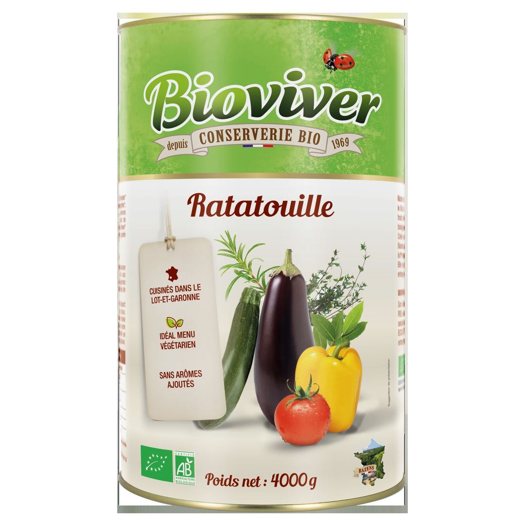 Ratatouille Bio - BIOVIVER - Boite 5/1