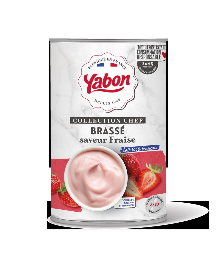 Brassé saveur fraise - YABON - Boite 5/1