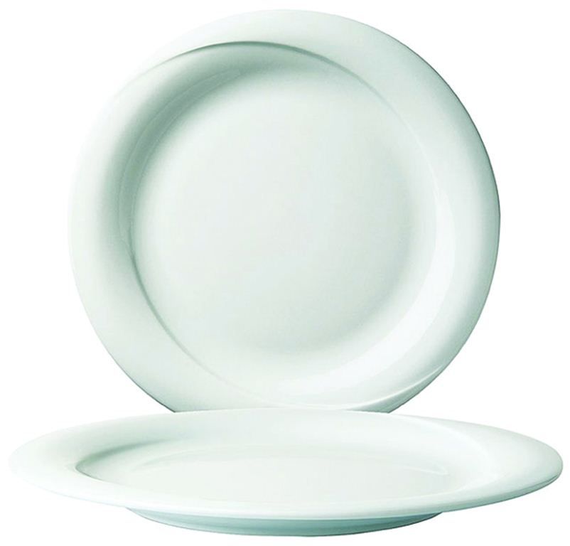 Assiette plate porcelaine Xtanbul 17cm - Carton de 12