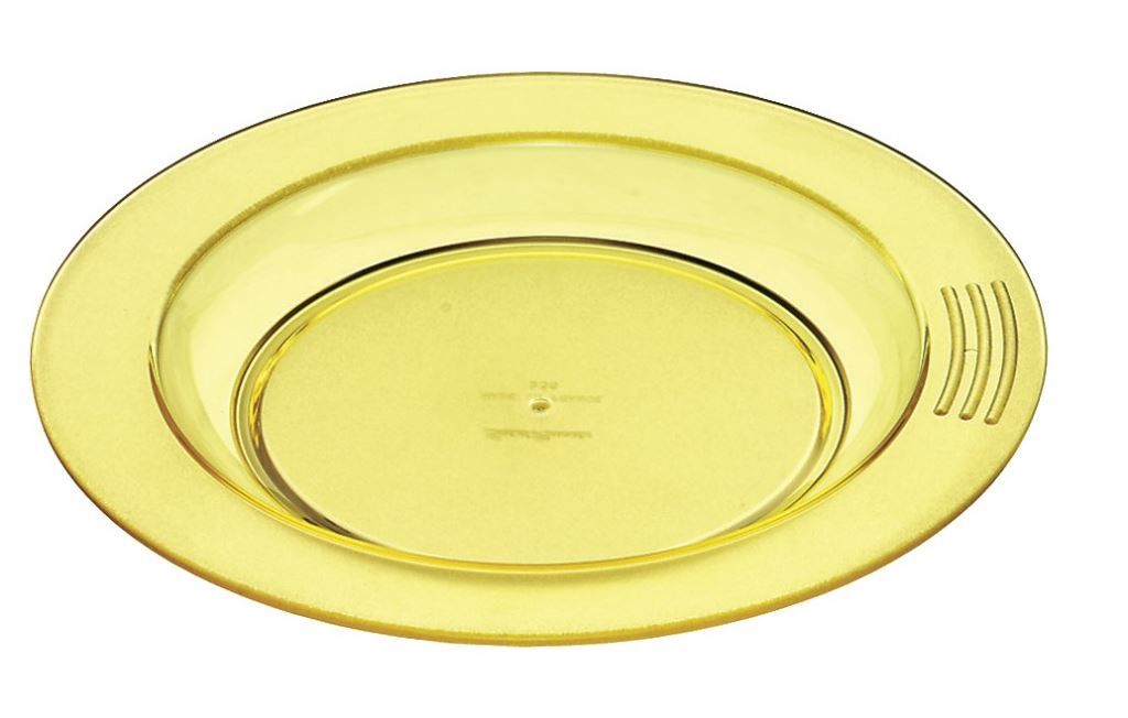 Assiette 1/2 creuse plastique 23cm - SAINT ROMAIN - Carton de 30