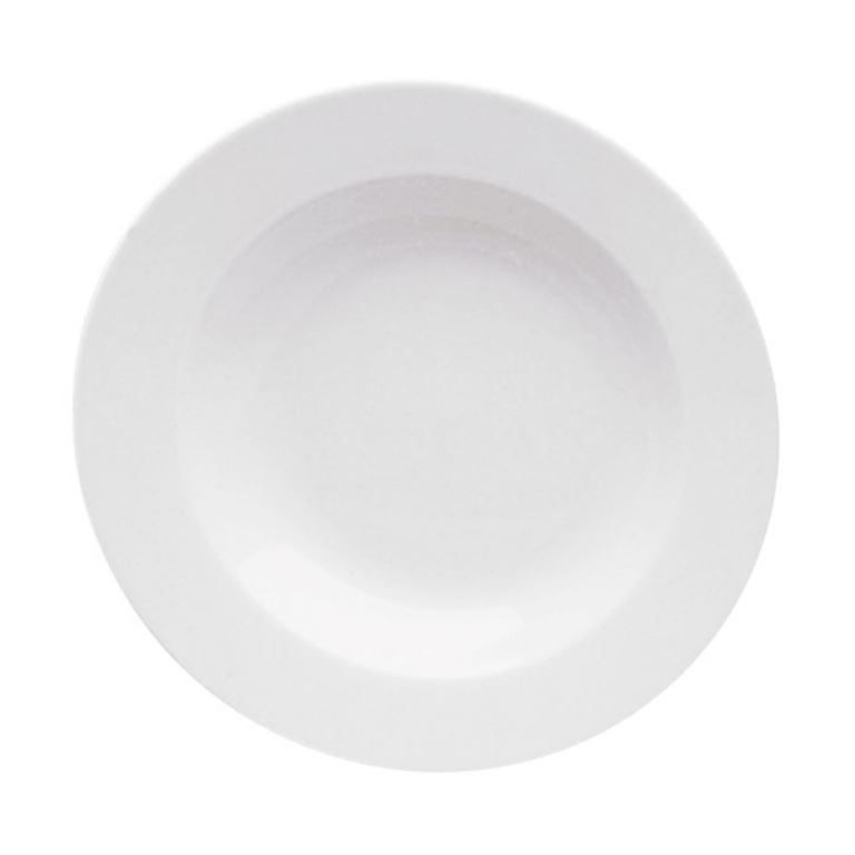 Assiette creuse porcelaine Elégance 21,5cm - SARREGUEMINES VAISSELLE - Carton de 12