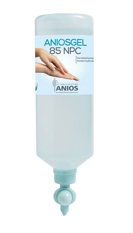 Gel hydroalcoolique Aniosgel 85 NPC Airless - ANIOS - Flacon de 1l