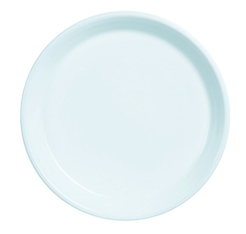 Assiette plate verre trempé blanc Heat System 23cm - ARCOROC - Carton de 24