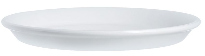 Assiette plate verre trempé blanc Heat System 23cm - ARCOROC - Carton de 24