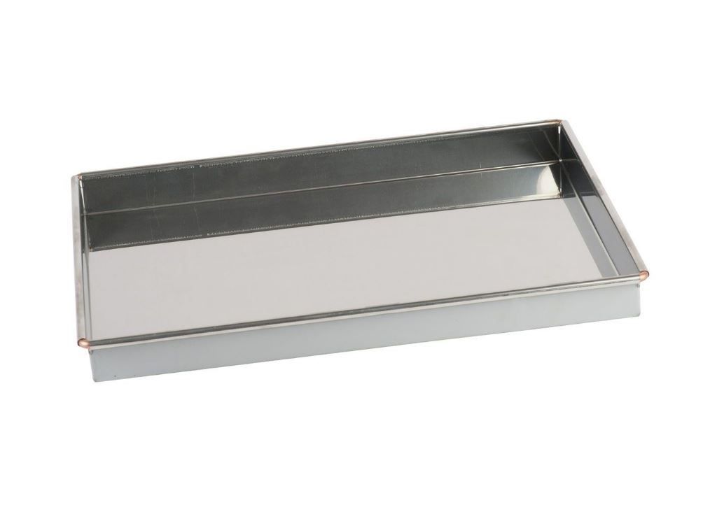 Caisse génoise droite inox 40x30x3,5cm - GOBEL - A l'unité