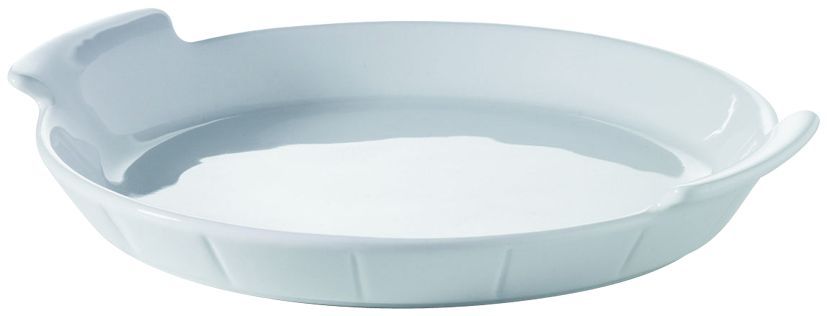 Plat à oeuf porcelaine blanche 25cl - Carton de 6