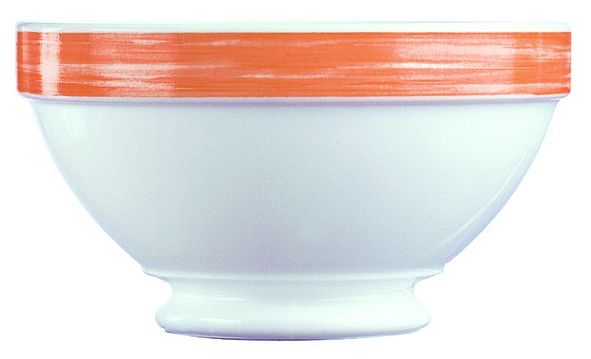 Bol verre trempé Restaurant Brush orange 13cm - ARCOROC - Carton de 6