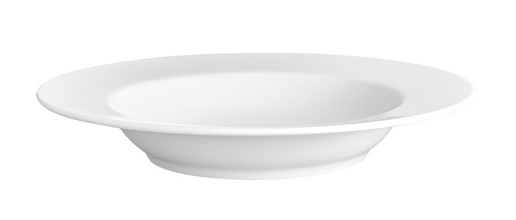 Assiette creuse porcelaine Delta 22cm - Carton de 12