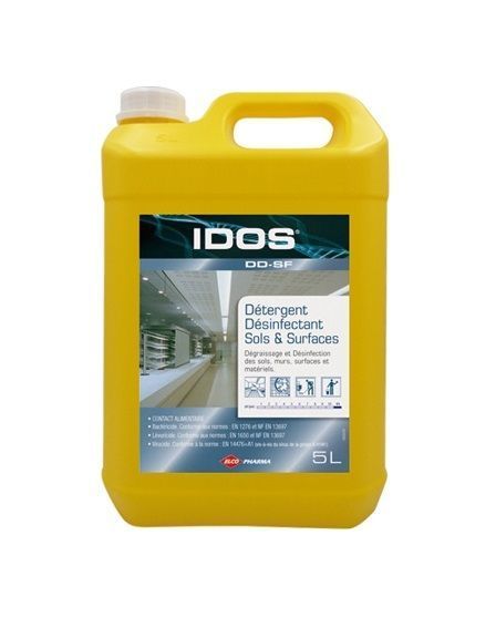 Détergent désinfectant bactéricide - IDOS - Carton de 2x5l