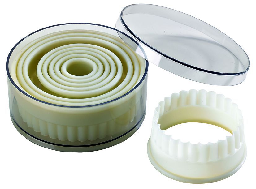 Découpoir rond cannelé Polyglas 20 à 100mm - Boite de 9