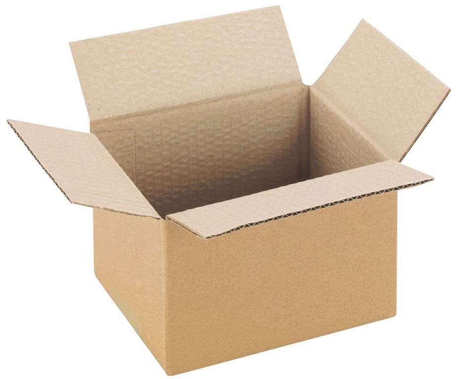 Caisse américaine carton simple cannelure 54x36x32cm - A l'unité