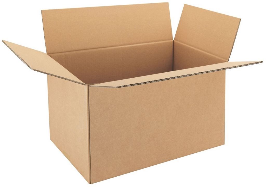 Caisse américaine carton double cannelure 65x50x45cm - A l'unité