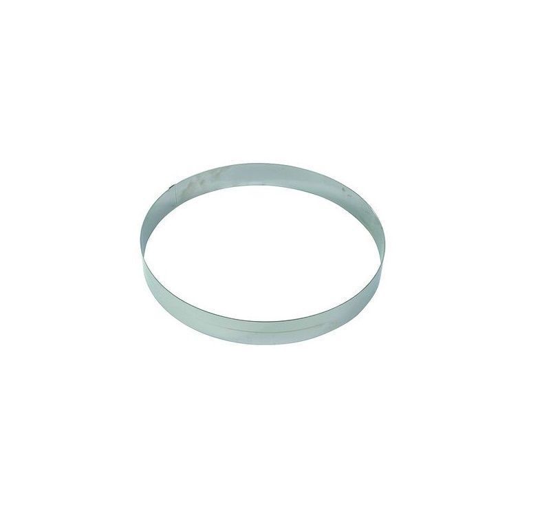 Cercle mousse inox 10cm H45mm - GOBEL - A l'unité