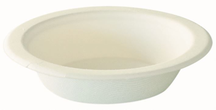 Bol salade bagasse blanc 350cc - Carton de 1000