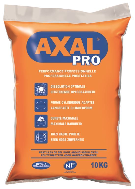 Axal pastilles de sel pour adoucisseur d'eau 10kg