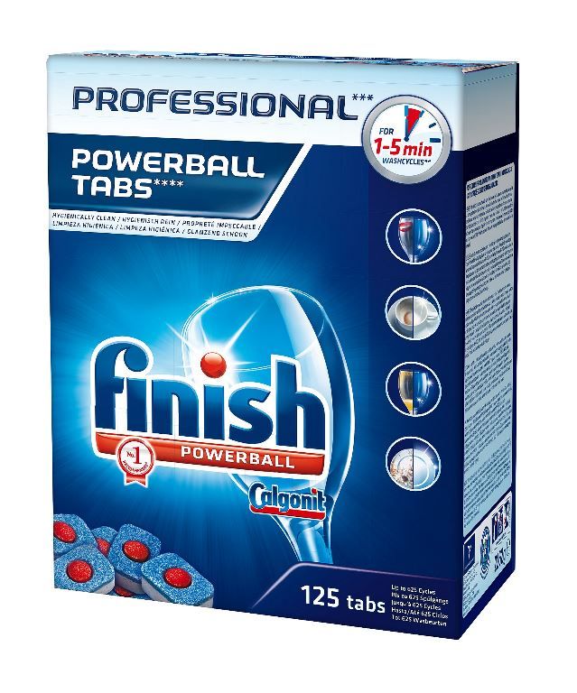 Pastilles lave vaisselle Powerball - FINISH - Boite de 125