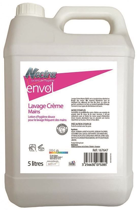 Savon liquide mains et corps - NECTRA - Bidon de 5l