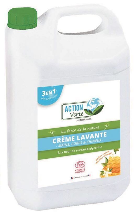 Savon mains, corps & cheveux fleur d'oranger Action Verte - ACTION VERTE - Bidon de 5l