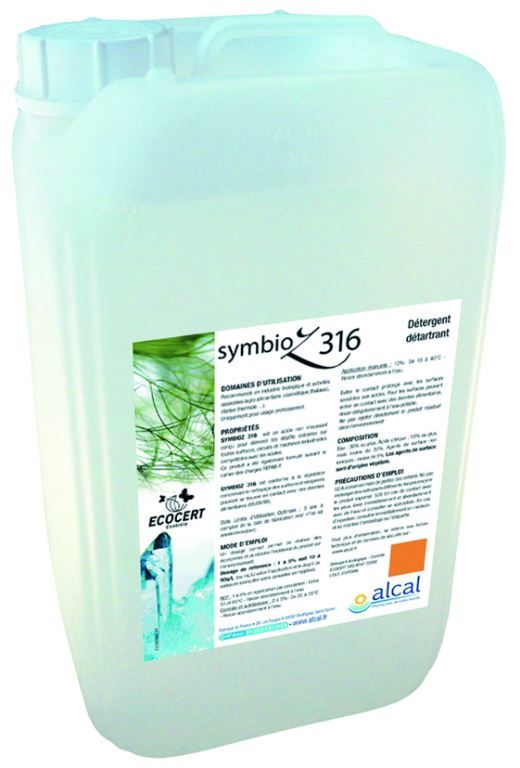 Détartrant liquide écologique Symbioz 316 - CHRISTEYNS FOOD - Bidon de 10l