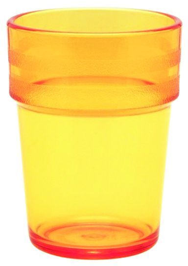 Gobelet empilable copolyester 16cl orange - PLASTOREX - Carton de 24