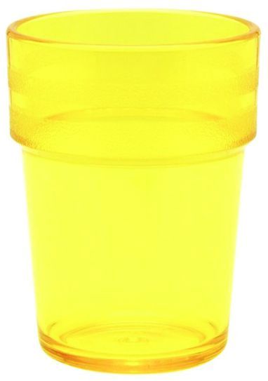 Gobelet empilable copolyester 16cl jaune - PLASTOREX - Carton de 24