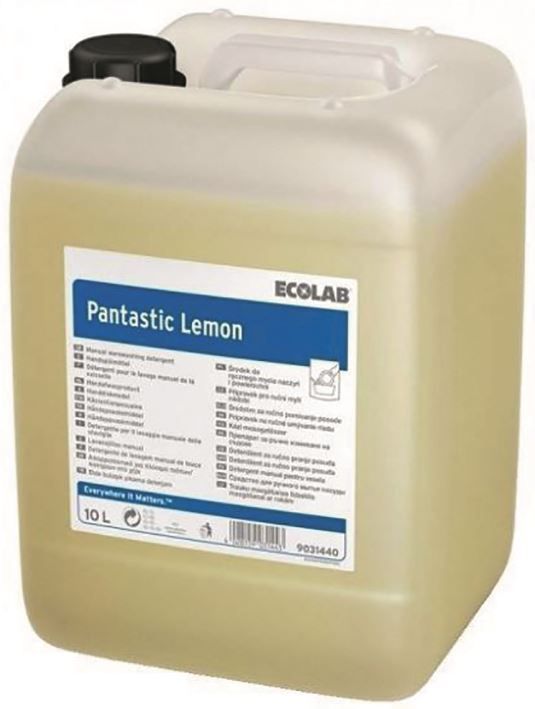 Détergent liquide plonge manuelle Pantastic Lemon - ECOLAB - Bidon de 10l