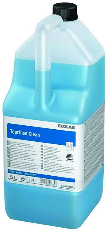 Liquide de rinçage vaisselle Toprinse Clean - ECOLAB - Bidon de 5l