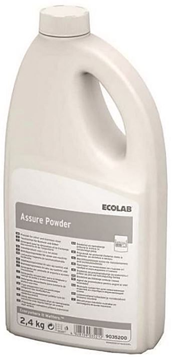 Détergent poudre de trempage couverts Assure Powder - ECOLAB - Flacon de 2,4kg