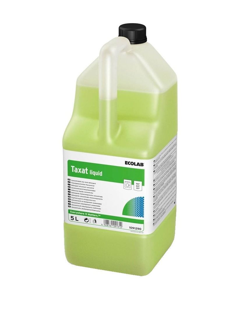 Lessive linge liquide tous textiles Taxat Liquid - ECOLAB - Bidon de 5kg